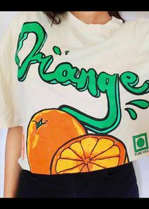 Orange Graphic Tee