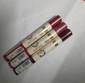 Combo Pack Of 3 MATTLOOK LIPSTICKS