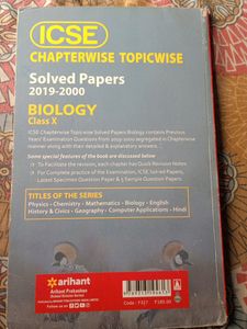 Icse Chapterwise Topicwise Solved Papers Arihant