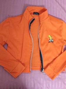 Orange Goofy Zip-Up Jacket