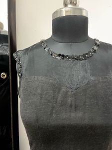 Black Peplum Top