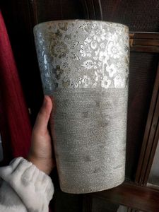 Vintage Pearl Embellished Vase Showpiece