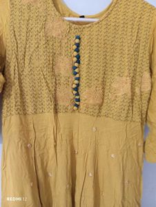 Elegant Yellow Kurta