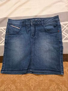 Denim Mini Skirt