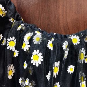 Daisy Print Top