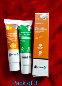The Derma Co Sunscreen Pack Of 3