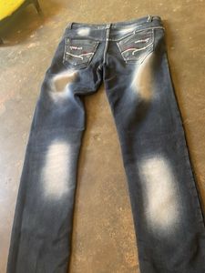 Distressed Denim Jeans