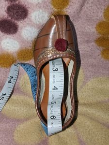 Kids Ethnic Brown Jutti Flats