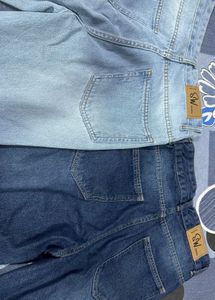 Wide Leg Denim Jeans
