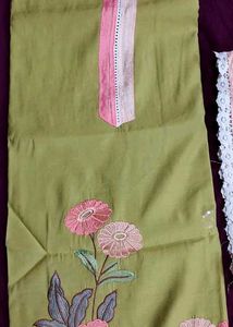 Elegant Green Floral Kurta