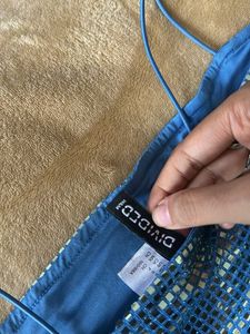Blue Sparkly Top