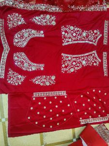 Red Embroidered Lehenga Choli