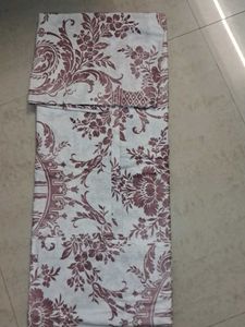 Cresta D&#39;DECOR Wood Rose Floret Double Bedsheet
