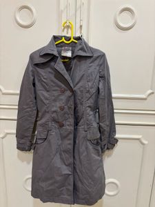 Stylish Grey Trench Coat