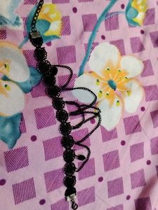 Classy Black Anklet