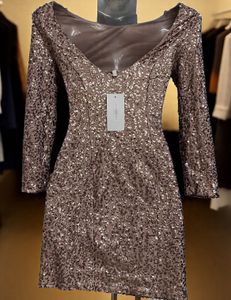 Pintrest Sparkling Sequin Mini Dress With Tag