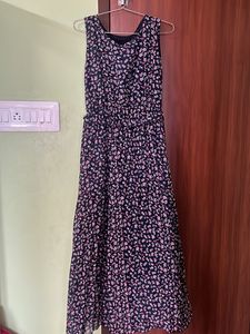 Beautiful Navy Blue Floral Dresses