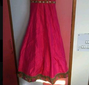 Pink Embellished Anarkali Dress