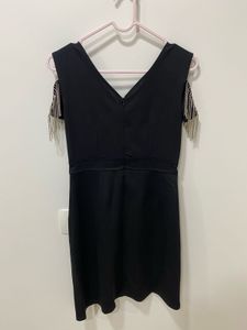 Little Black Dress with Fringe
