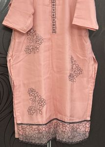 Peach Kurta Set
