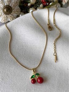 Cherry Pendant Necklace