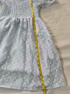 Cute Blue Polka Dot Dress