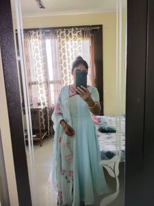 Party Wear Anarkali Suit With Dupatta