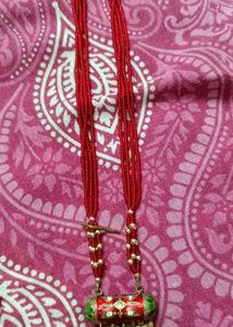 90s Red Beaded, Moti,Fancy Necklaces