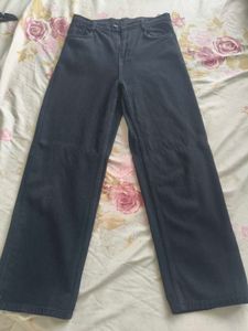 Black Baggy Denim Jeans