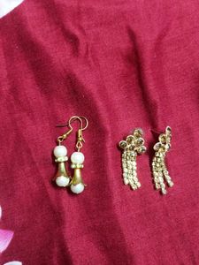 Sparkly &amp; Pearl Earring Set Combo