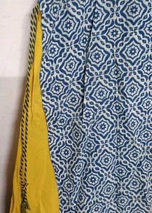 Stylish Blue &amp; Yellow Kurti