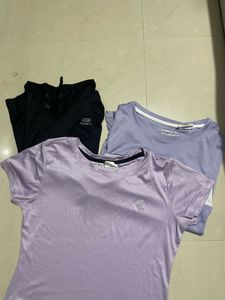 Combo Of 3 Active Wear Tshirts