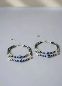 Evil Eye Anklets (Set of 2)