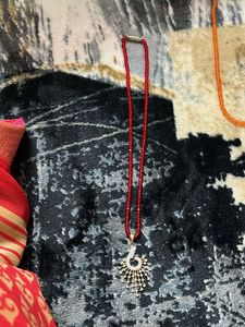 combo set Beaded Pendant Necklace