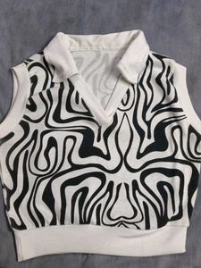 zebra print top