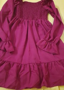 Fit And Flare Maroon Dress