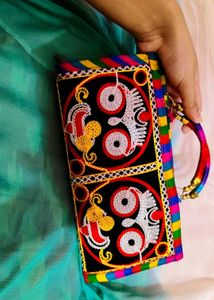Beautiful New Odisha Handloom Clutch