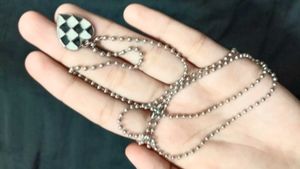 Long heart necklace