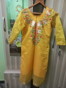 Yellow Sharata Set