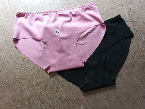 Women's Briefs - Pink & Black