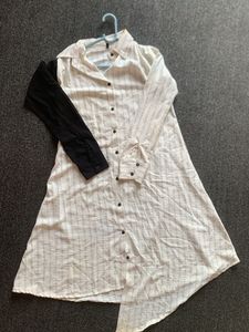 Front Open Button Kurti For Girls