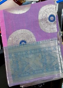 Pink TANT Saree (Highly Intricate DESIGN)