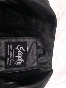 Sagaty Black Moto Jacket