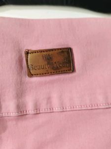 Women Pink Trending Trouser