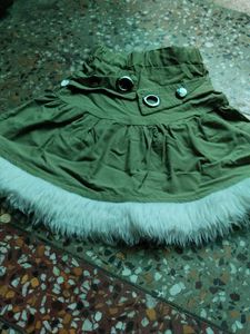 Cute Green Tiered Dress