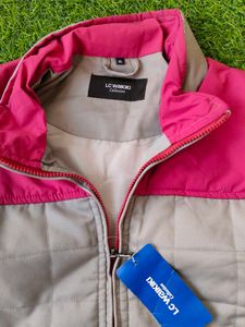 Winter Pink &amp; Grey Jacket Heavy Quality
