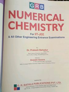 Numerical Chemistry - Dr. P Bahadur
