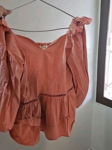 Pink Ruffle Top