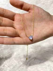 Gold Heart Pendant Necklace