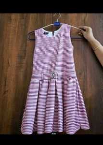 Pretty pink 3 layered dress for lil doll